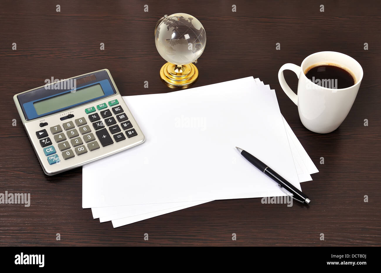 Gli oggetti business Foto Stock