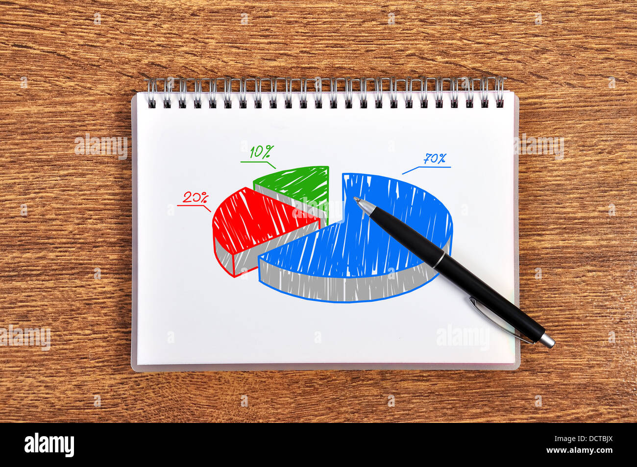 schema di torta Foto Stock