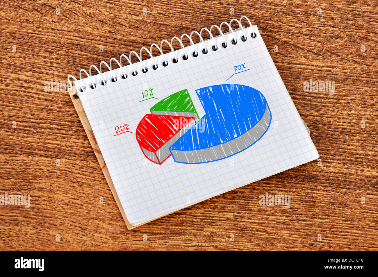 schema di torta Foto Stock