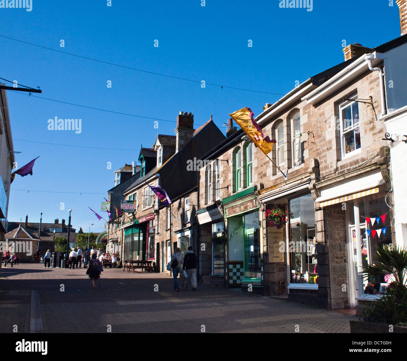 Penzance Town in Cornwall Inghilterra Causewayhead REGNO UNITO Foto Stock