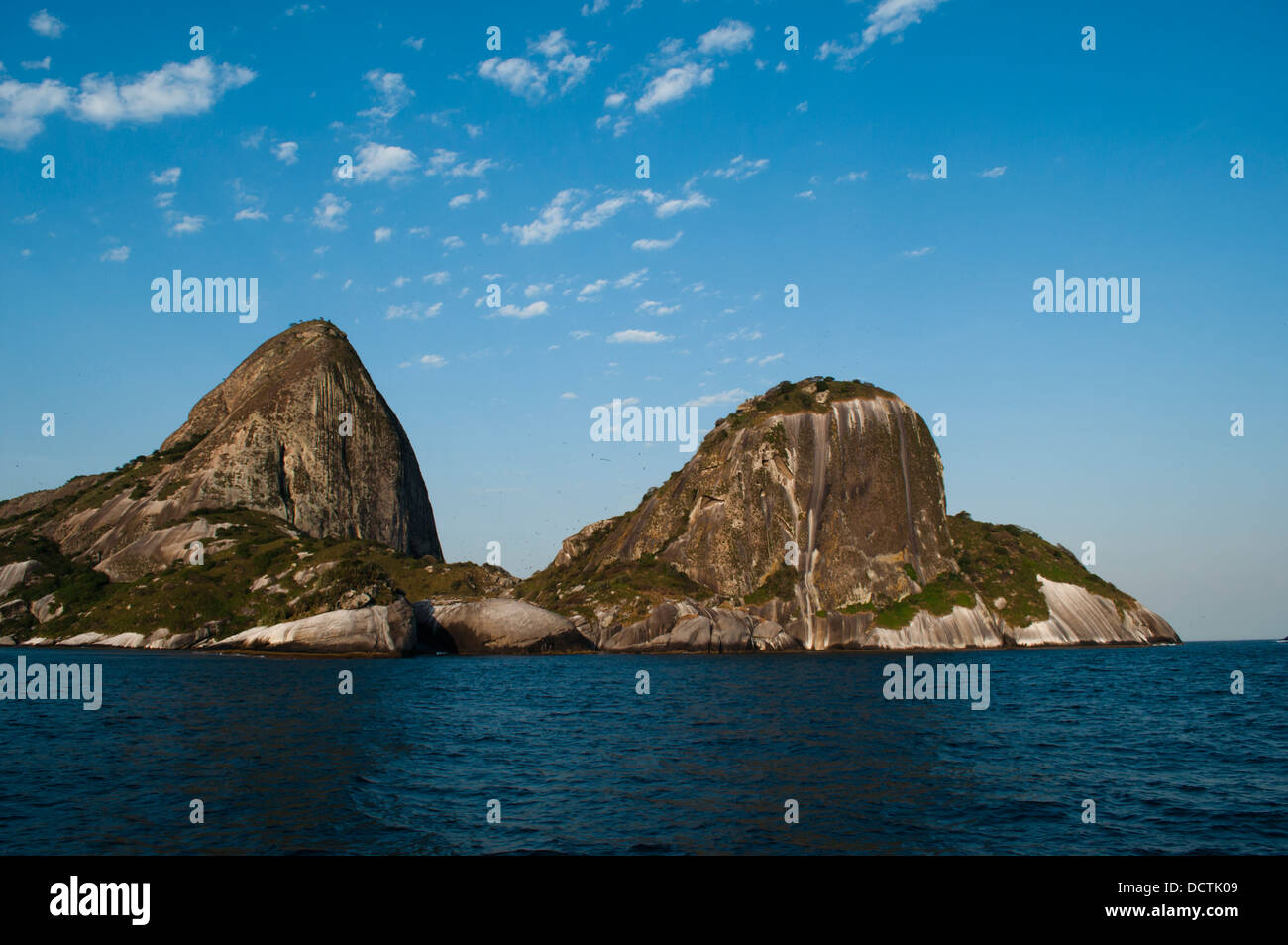Isole Alcatrazes, shore di Sao Paulo, Brasile. Foto Stock