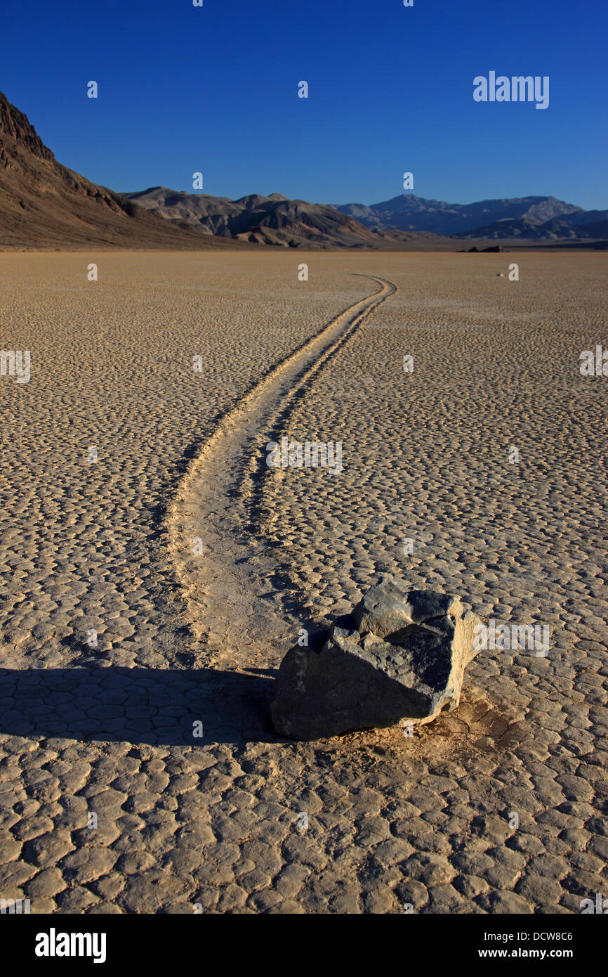 Pietre a vela nel Parco Nazionale della Valle della Morte Foto Stock