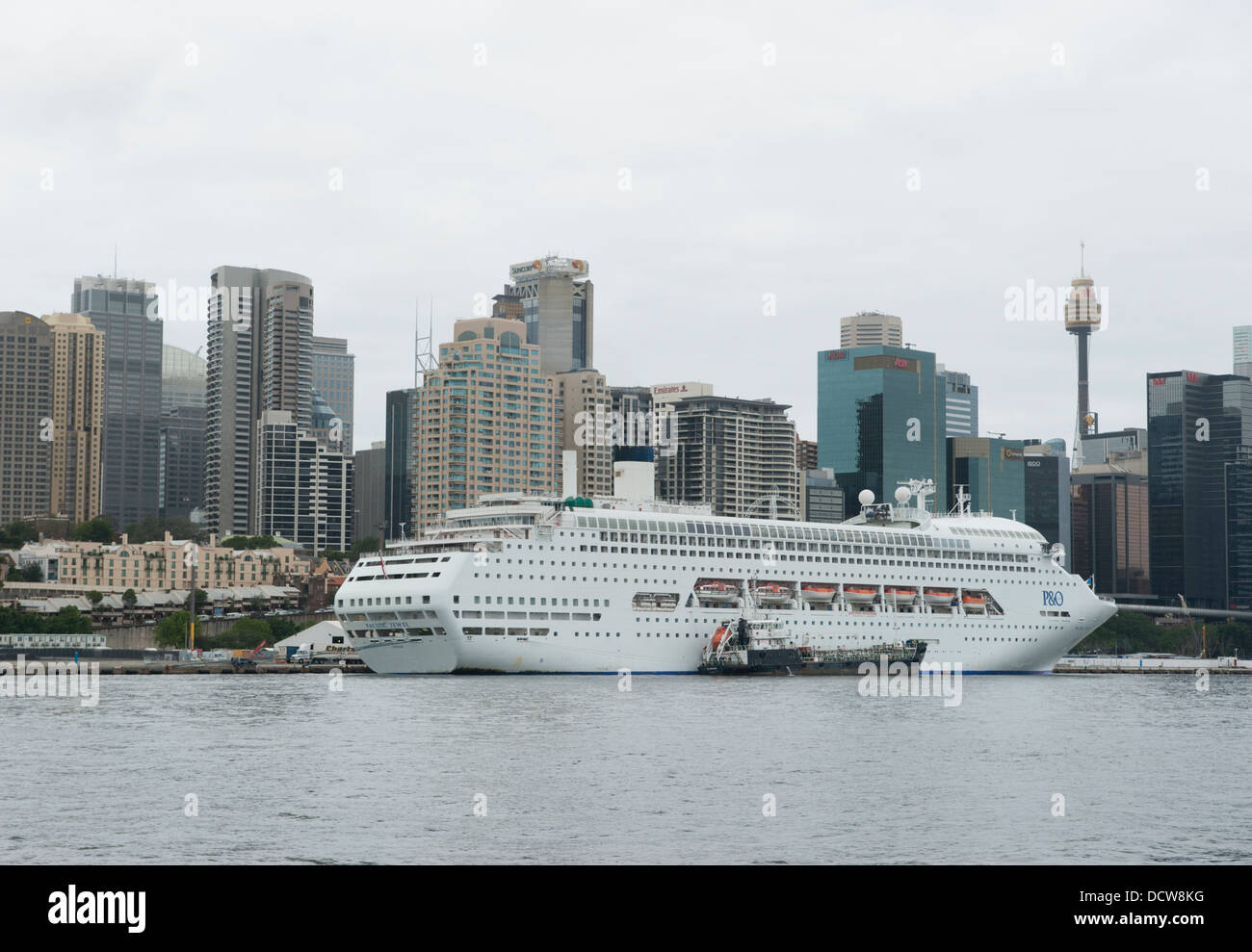 P&O nave da crociera 'Pacific gioiello in Darling Harbour Foto Stock