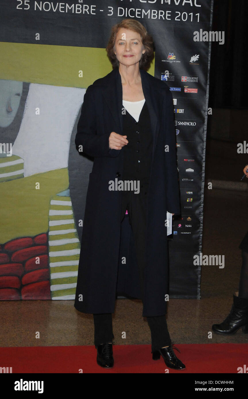 Charlotte Rampling, XXIX edizione del Torino Film Festival - Cerimonia di Apertura a Torino, Italia - 25.11.11 Foto Stock