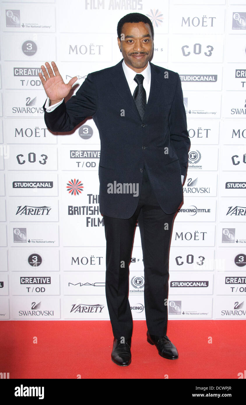 Chiwetel Ejiofor Moet British Independent Film Awards 2011 tenutosi presso il vecchio mercato di Billingsgate London, England - 04.12.11 Foto Stock