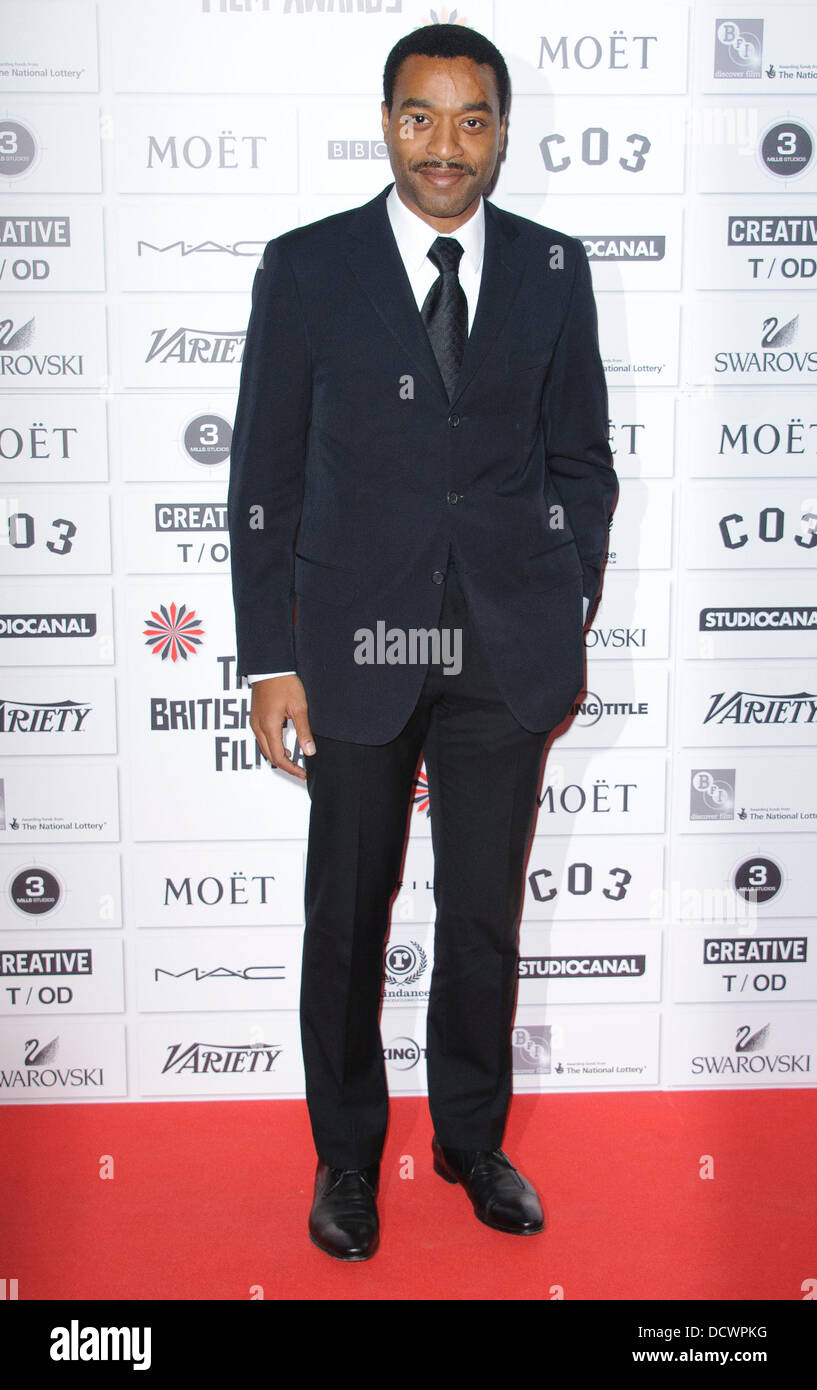 Chiwetel Ejiofor Moet British Independent Film Awards 2011 tenutosi presso il vecchio mercato di Billingsgate London, England - 04.12.11 Foto Stock