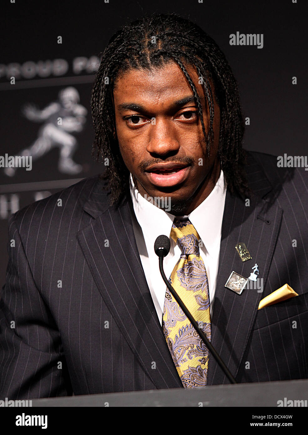 Robert Griffin III la 77th Heisman Memorial Trophy cerimonia di premiazione presso il Marriott Marquis New York New York City, Stati Uniti d'America - 10.12.11 Foto Stock