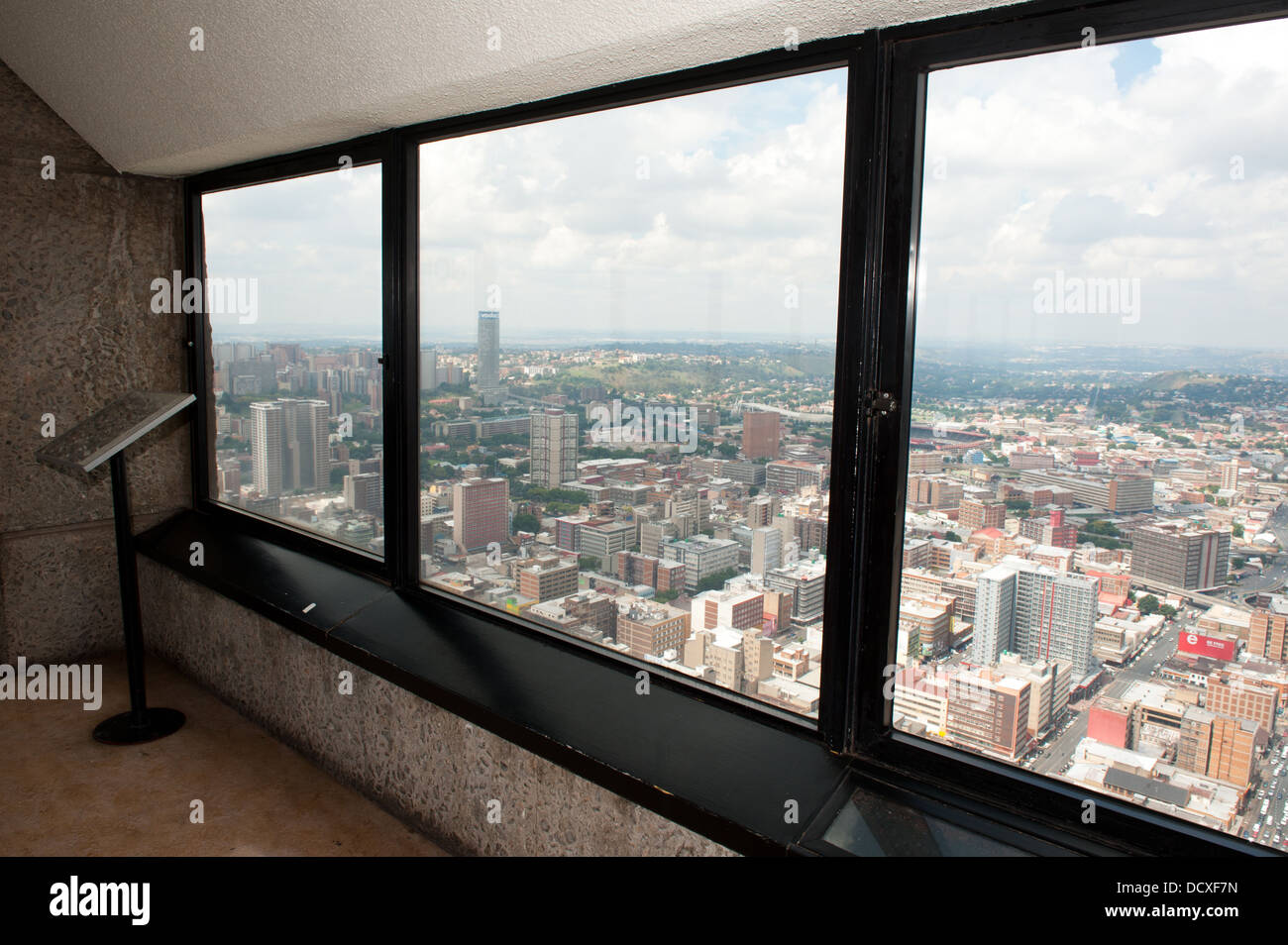 In alto di Africa nel centro di Carlton, Johannesburg, Sud Africa Foto Stock