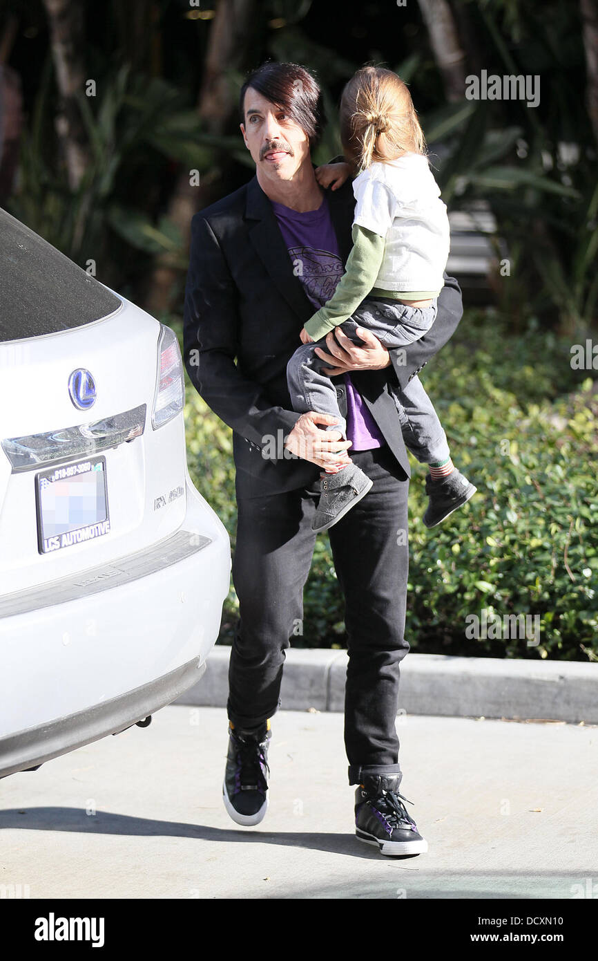 Anthony kiedis and everly kiedis immagini e fotografie stock ad alta