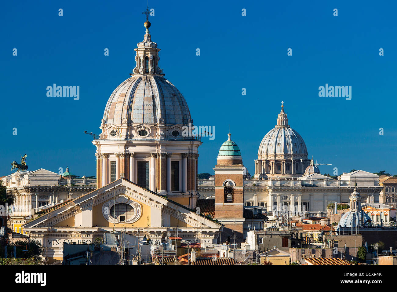Roma, Skyline di Roma Foto Stock
