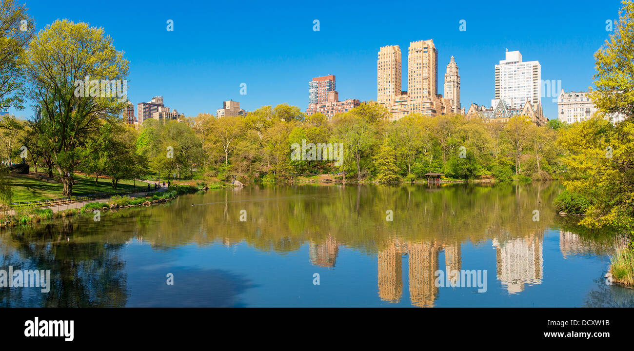 La città di New York, Central Park Foto Stock