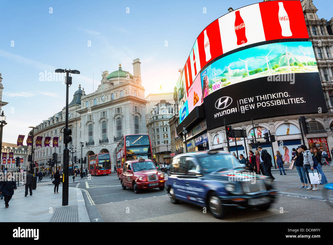 Londra, Piccadilly Circus Foto Stock