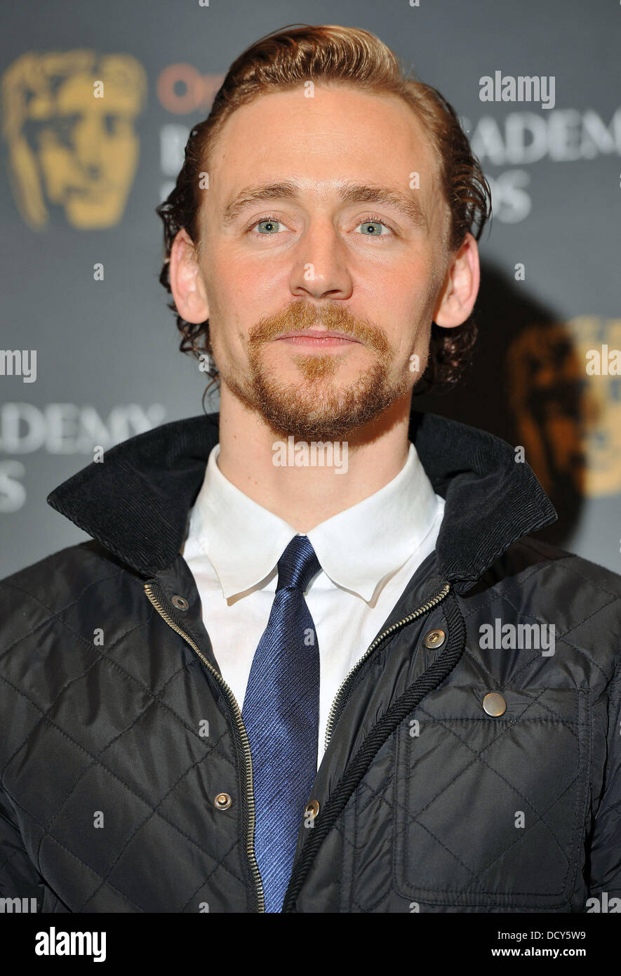 Tom Hiddleston Orange Mercoledì Rising Star Award nominee preferiti annuncio tenutosi a BAFTA HQ su Piccadilly. Londra, Inghilterra - 11.01.12 Foto Stock