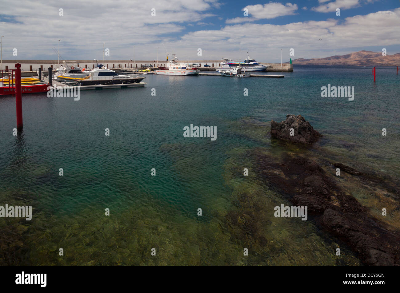 Puerto del Carmen marina, Lanzarote Foto Stock