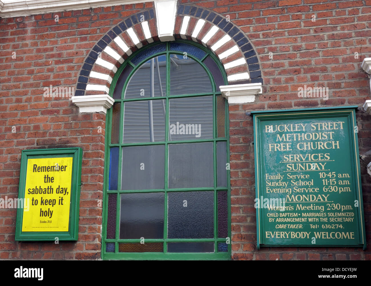 Buckley St metodista chiesa libera, Warrington, Cheshire, Inghilterra, Regno Unito WA2 7NS Foto Stock