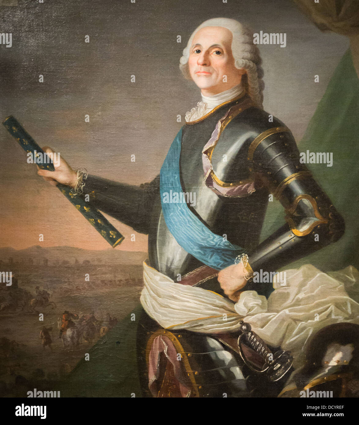 Louis-François-Armand du Plessis, Duca de Richelieu - Anonimo - Musée de l'Armée - Hôtel national des Invalides olio su tela Foto Stock