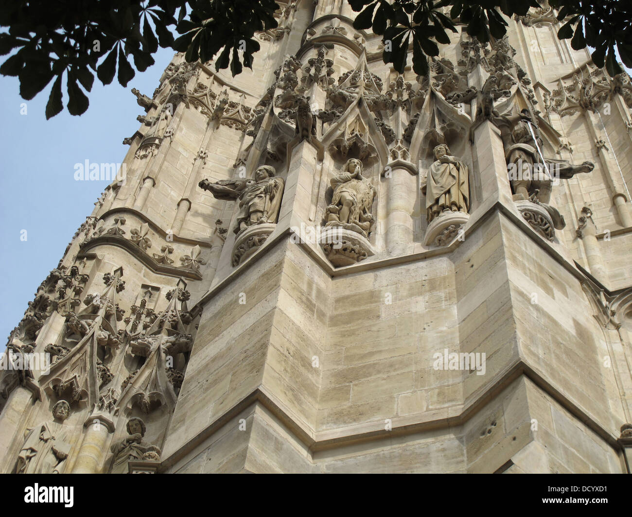 Torre Saint-Jacques, Via di San Giacomo a Santiago de Compostela, Parigi, Francia, Europa, patrimonio mondiale dell UNESCO Foto Stock