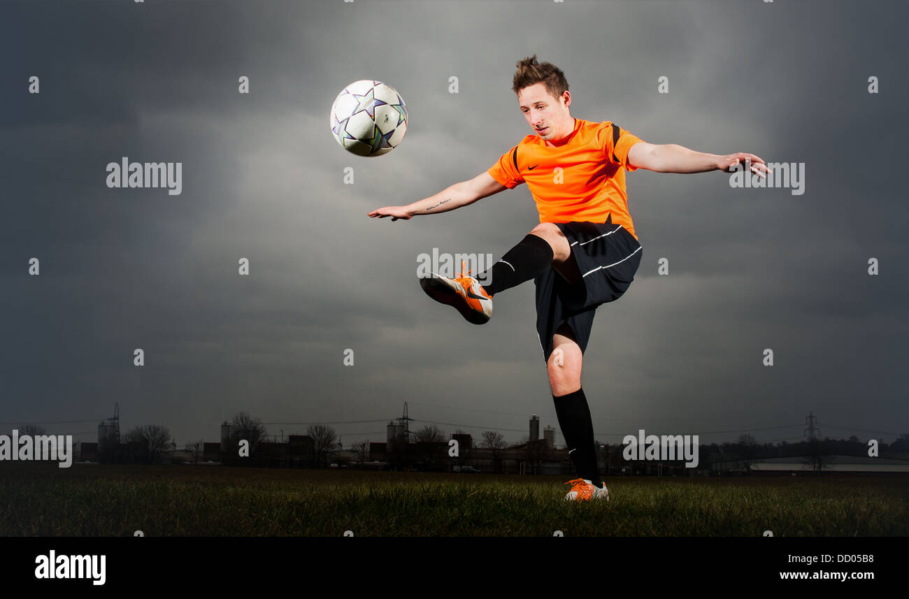 © foto di Rob Fisher / RobFisherPhotographic.co.uk. Calcio marchio Freestyler Harlow Foto Stock