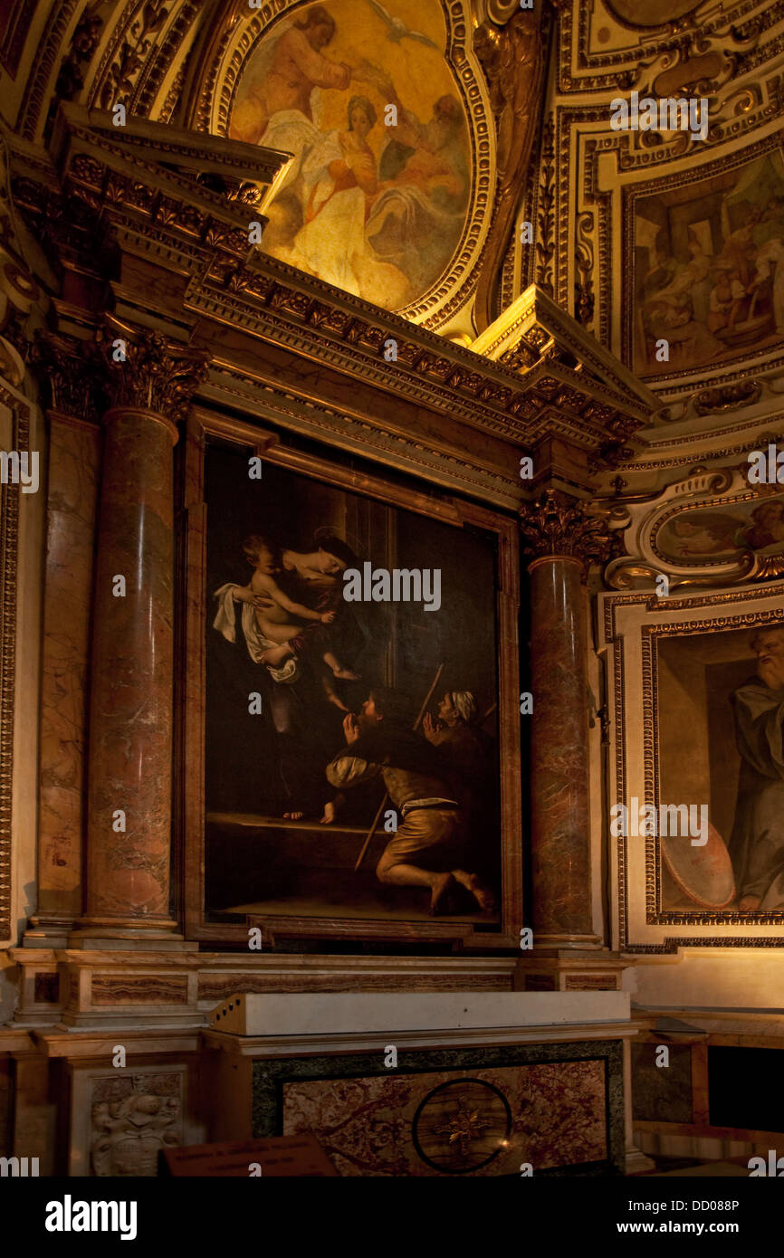 La Madonna Dei Pellegrini Di Caravaggio Caravaggio madonna immagini e fotografie stock ad alta risoluzione - Alamy