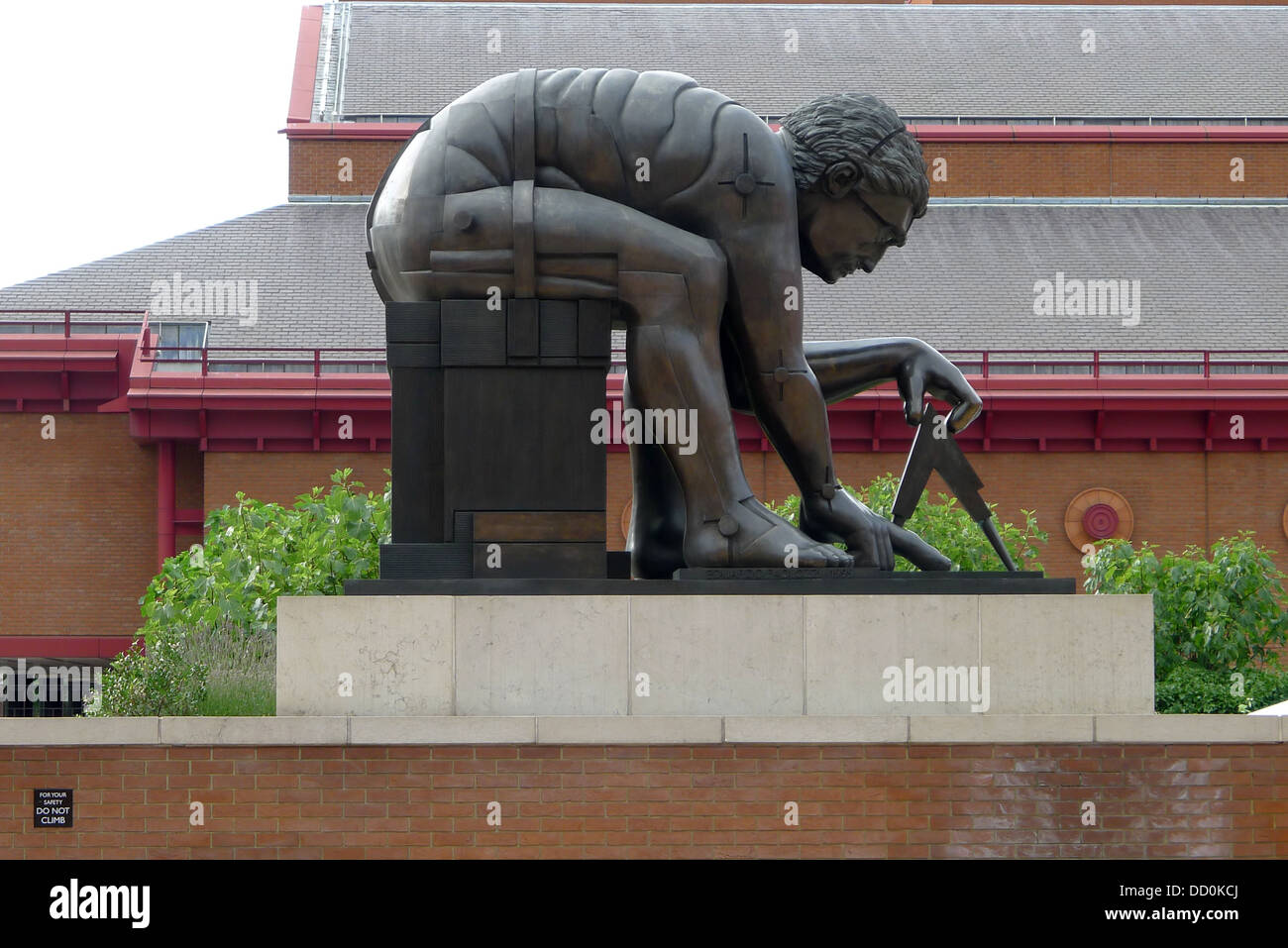 Newton, British Library di Londra Foto Stock