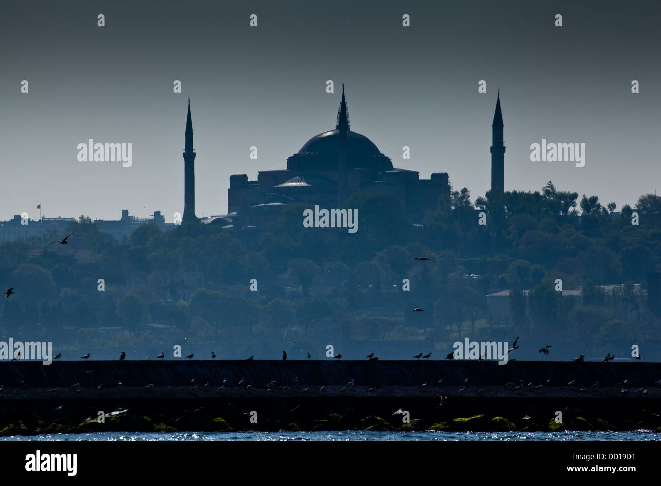 La Hagia Sophia moschea di Istanbul, Turchia. Foto Stock