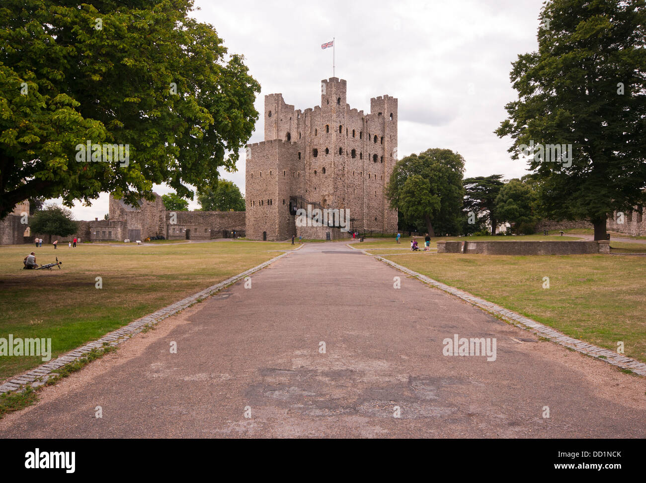 Rochester Castle Kent REGNO UNITO Foto Stock