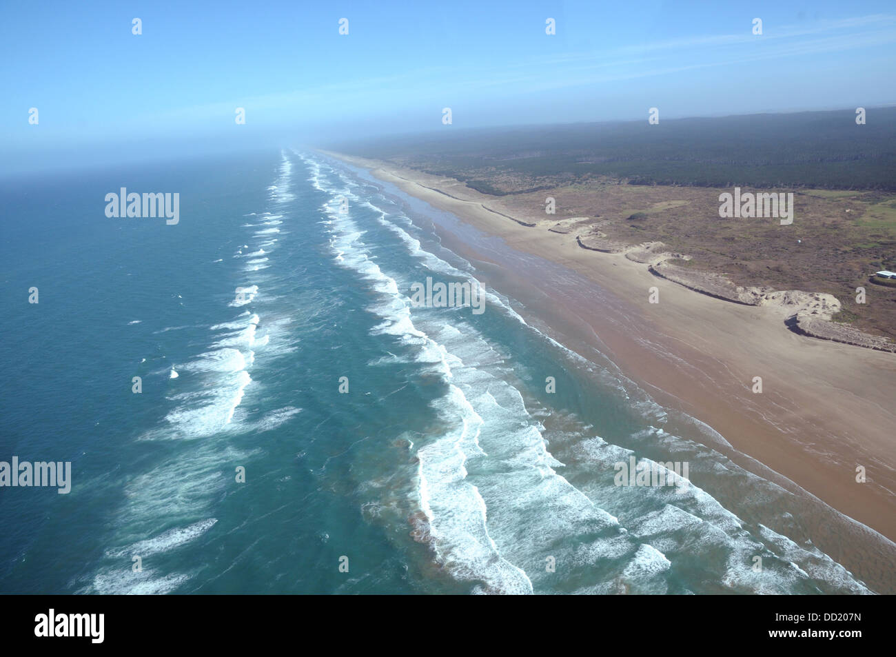 Ninety Mile Beach. NZ Foto Stock