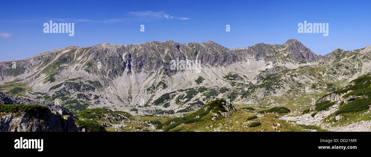 Montagna cresta in Romania Foto Stock