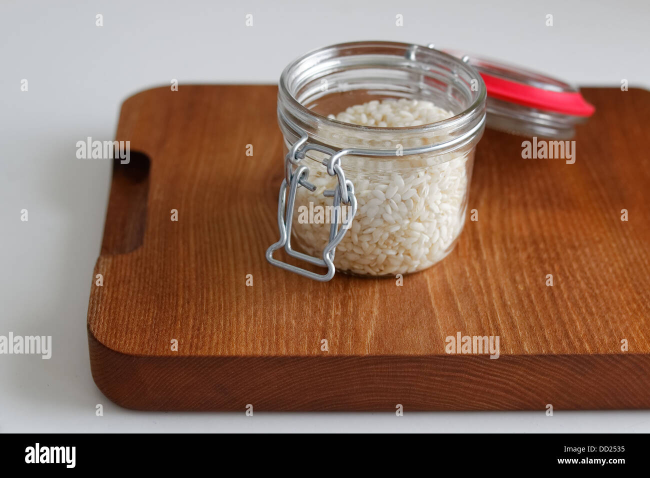 Riso per risotti Foto Stock