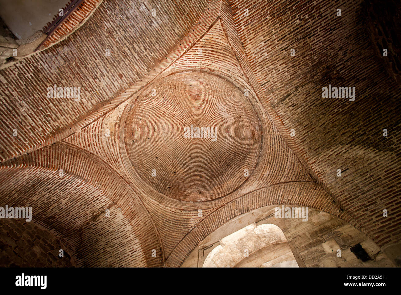 Interni bizantino soffitto ad arco della porta Imperiale del Palazzo Topkapi a Istanbul, Turchia. Foto Stock