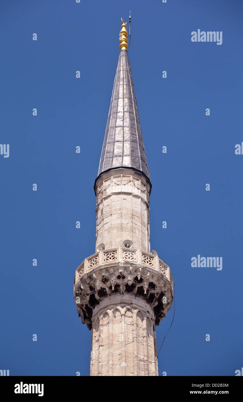 Architettura bizantina dell'Hagia Sophia moschea di Istanbul, Turchia. Foto Stock