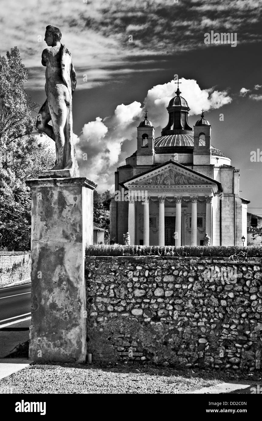 Villa Barbaro, Andrea Palladio, Maser Foto Stock