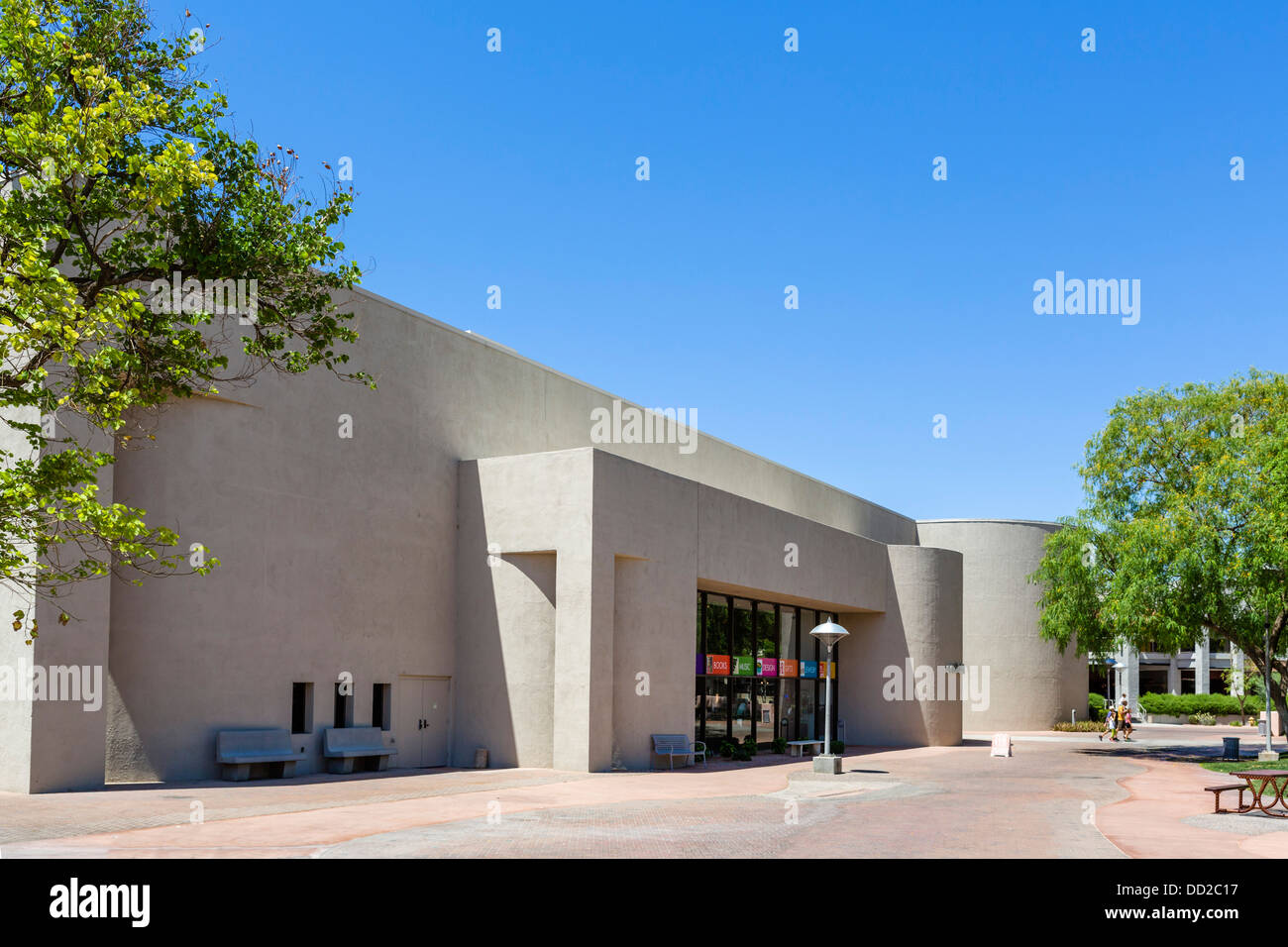 Scottsdale Center per le Arti dello Spettacolo, Civic Center Mall, Scottsdale, Arizona, Stati Uniti d'America Foto Stock