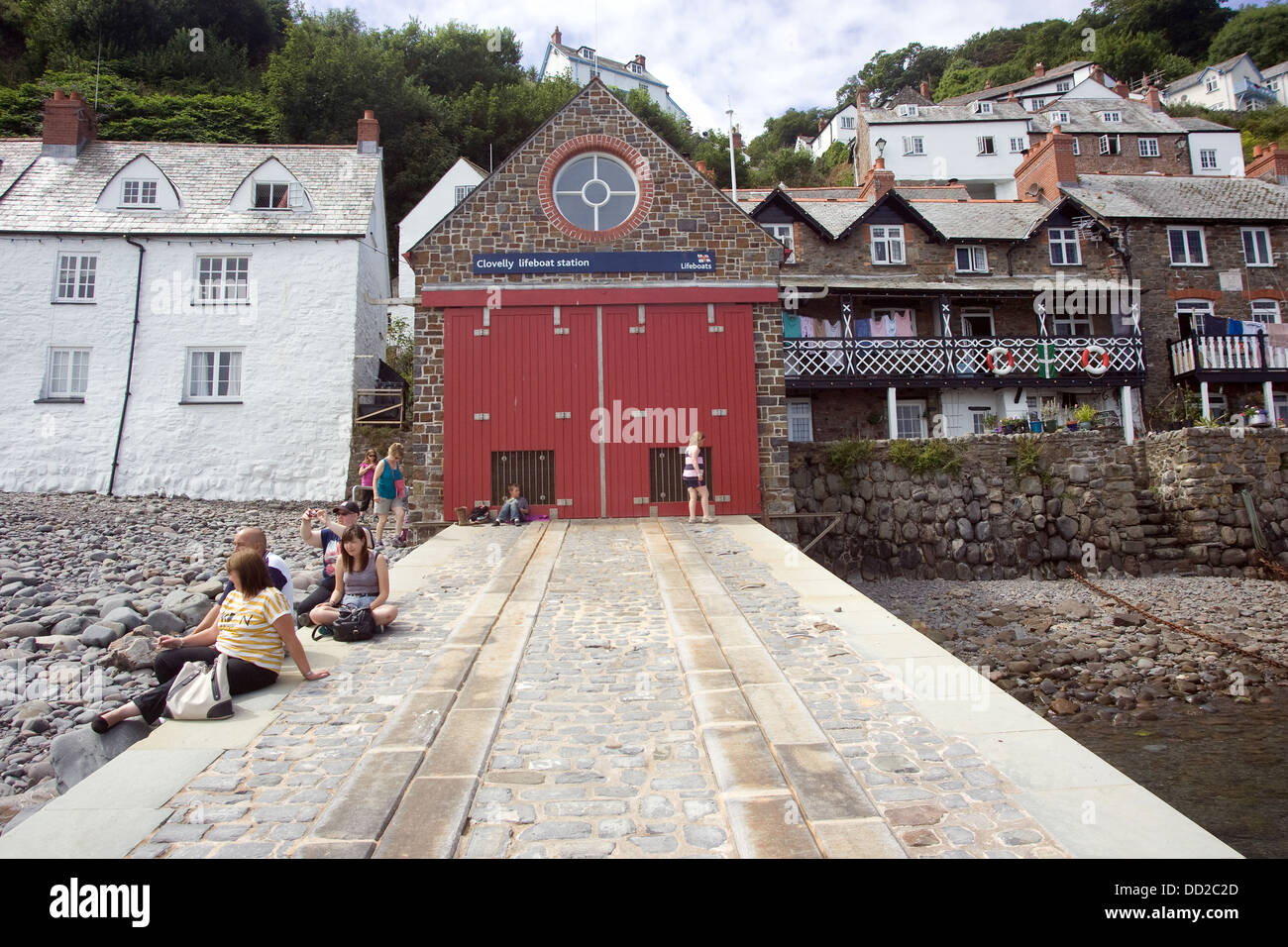 Clovelly village North Devon Foto Stock