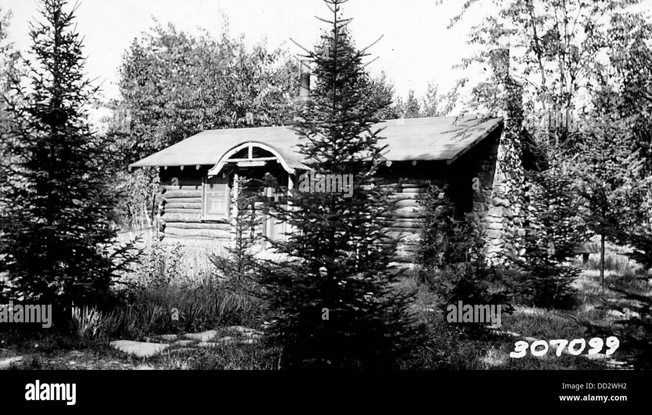 Mueller cabina vicino alla diga di Cook - - 2127659 Foto Stock