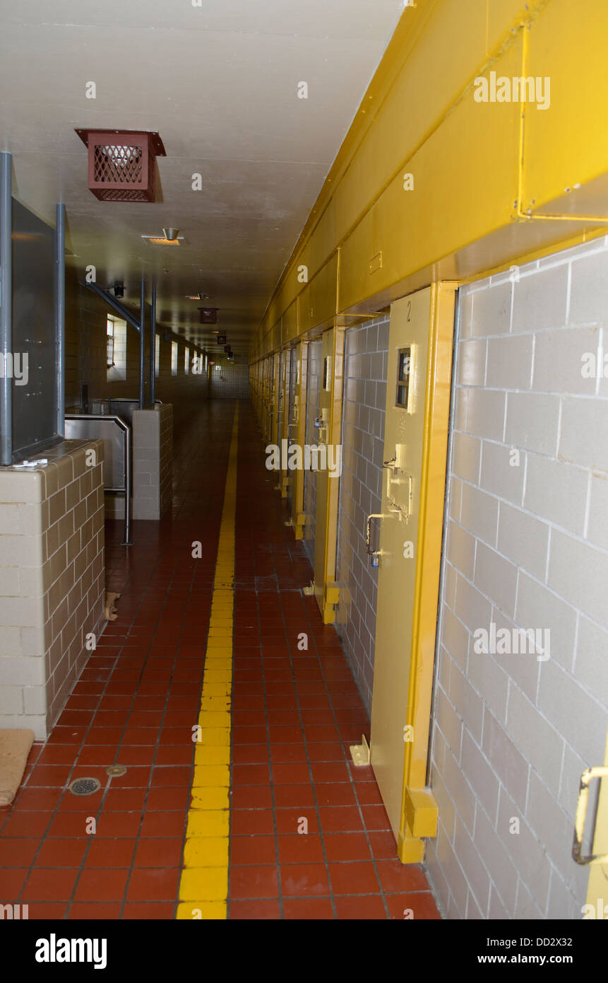 Speciale unità di gestione presso il Nebraska membro penitenziario. I detenuti sono tenuti qui in confino solitario e isolamento. Foto Stock