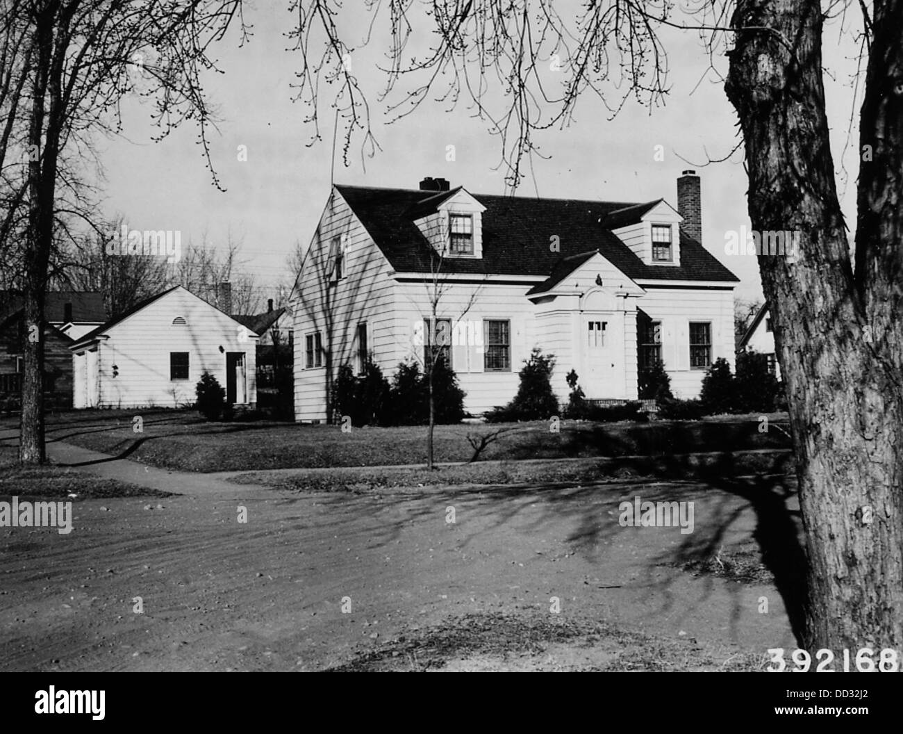Il Washburn Ranger's Dwelling and Garage, un sito storico che ospita la casa di un ranger e le strutture associate. Foto Stock