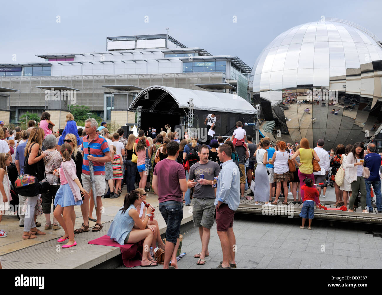 Bristol Millennium Square Foto Stock