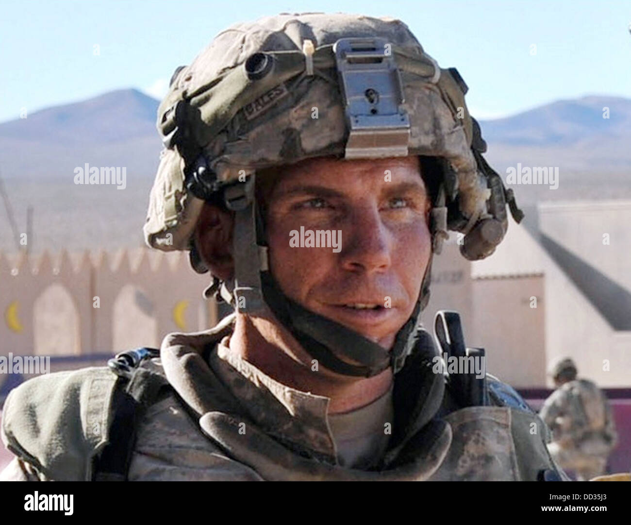 ROBERT BALLE soldato americano che ha ucciso 16 civili afgani a Kandahar in marzo 2012 visto a Fort Irwin Training Center, Agosto 2011 Foto Stock