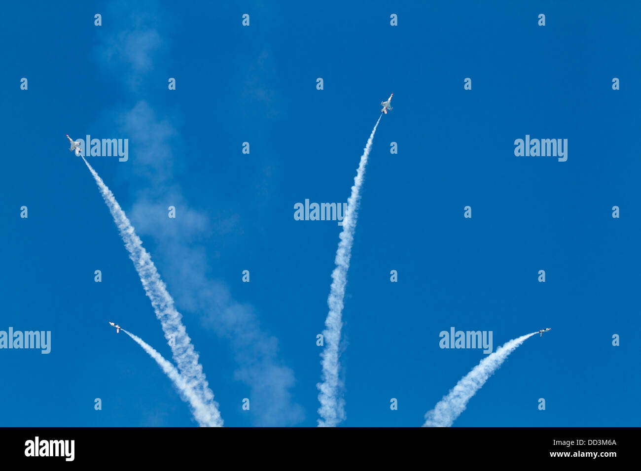 La US Air Force Thunderbirds "' aerobatic team Foto Stock