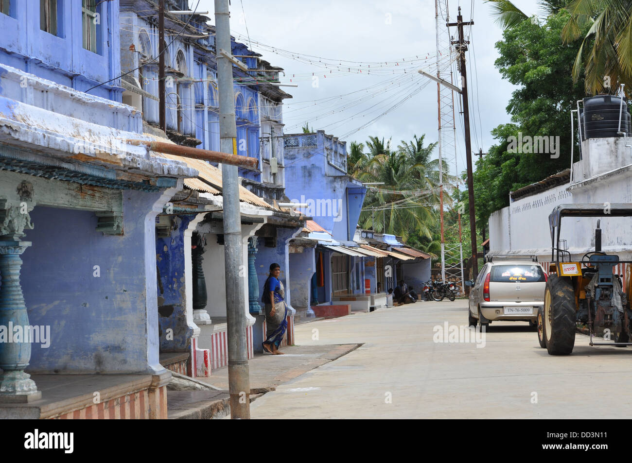 Soundaryapandiyam villaggio vicino Tenkasi, India Foto Stock
