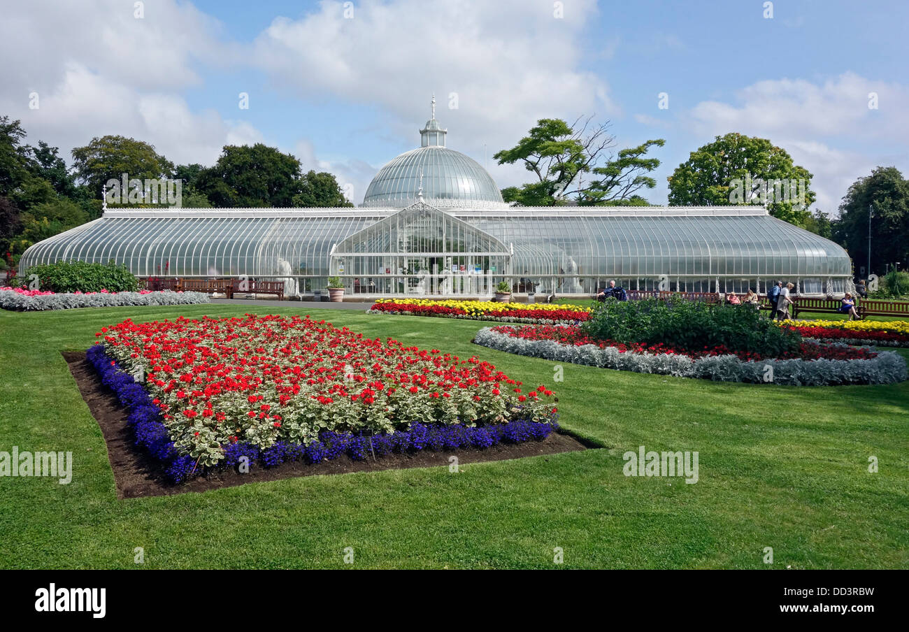 Kibble Palace in Glasgow Botanic Gardens Scozia Scotland Foto Stock