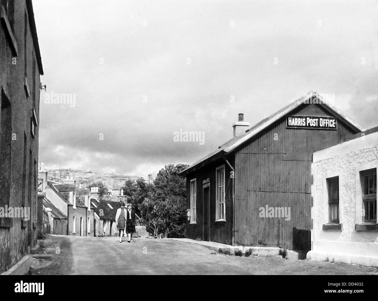 Isle of Harris Post Office nel 1940s Foto Stock