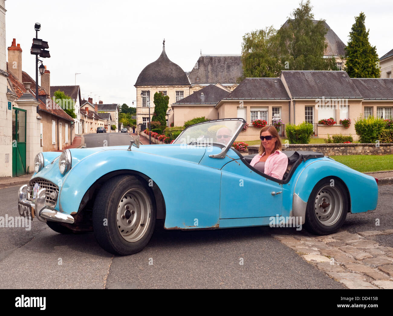 Trionfo di BLUE TR auto sportiva - Francia. Foto Stock