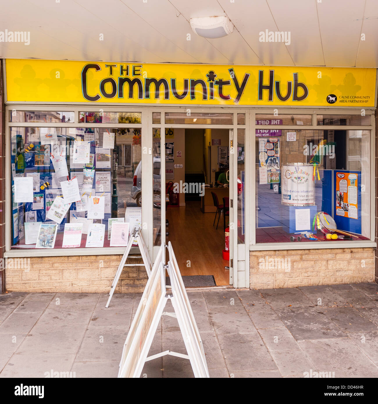 Il mozzo della Comunità a Calne , Wiltshire , Inghilterra , Inghilterra , Regno Unito Foto Stock