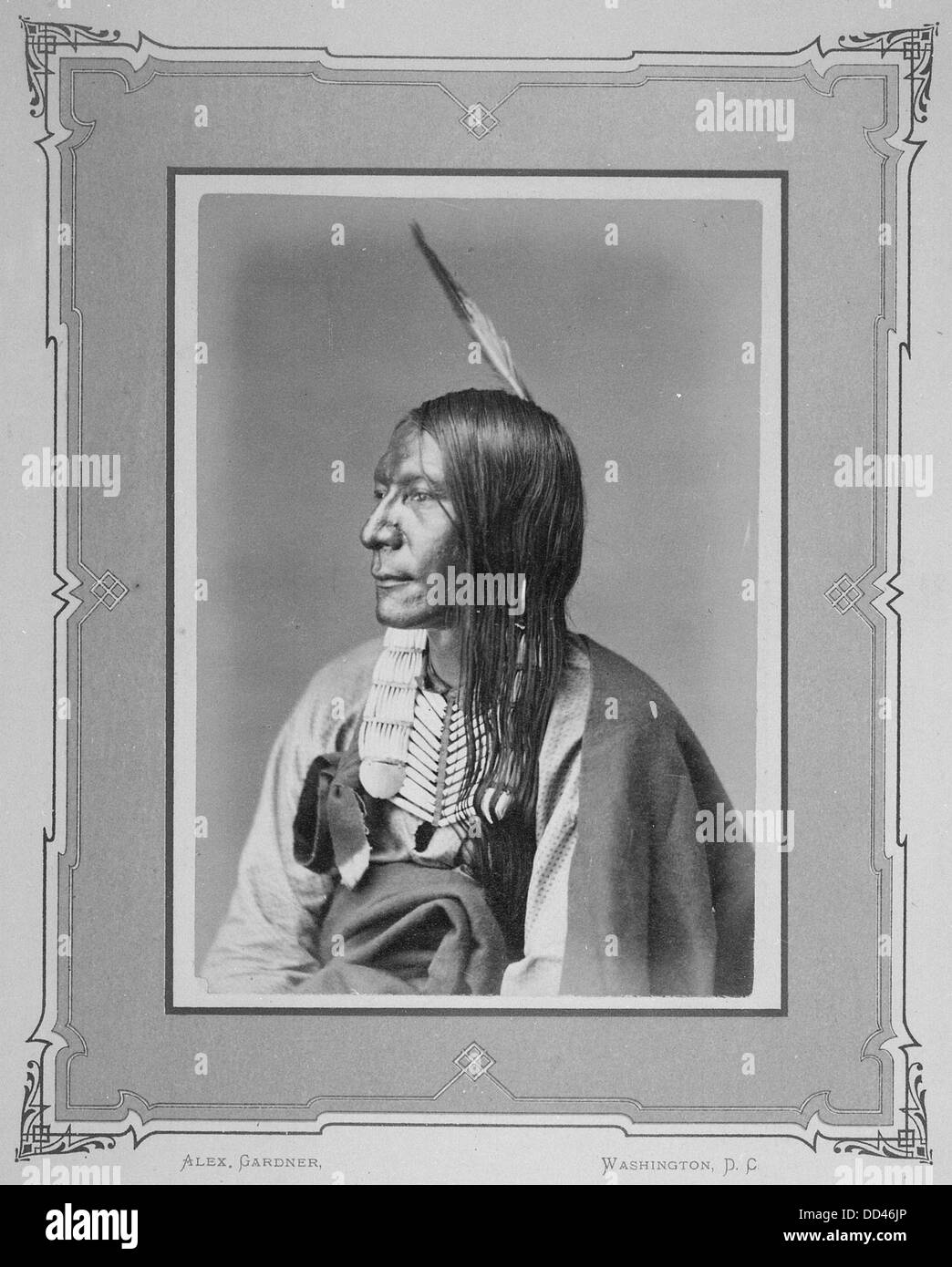 Empio Bear-Ma-To-Tzin-Tzi-Tzah. Brule Sioux, 1872 - - 518984 Foto Stock