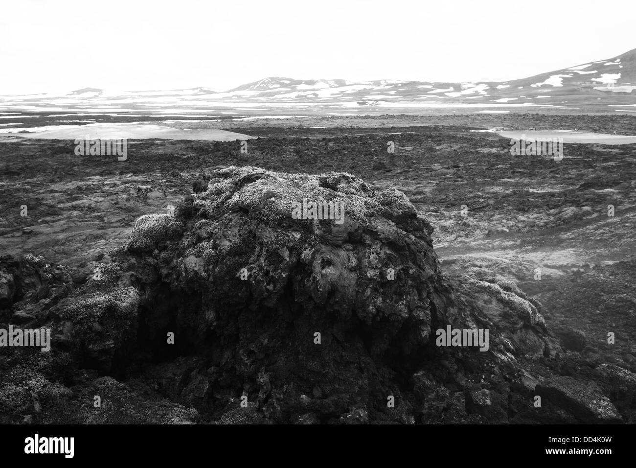 Vulcano Krafla Foto Stock