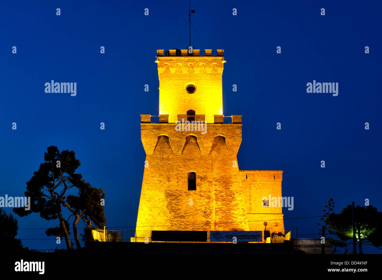 Torre di Cerrano, Pineto, Italia Foto Stock