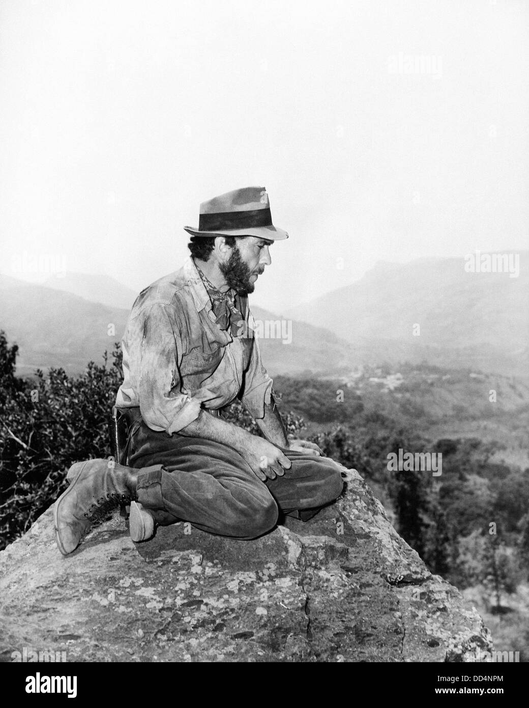 Il TESORO DELLA SIERRA MADRE - Humphrey Bogart, Walter Huston - diretto da John Huston - Warner Bros 1948 Foto Stock