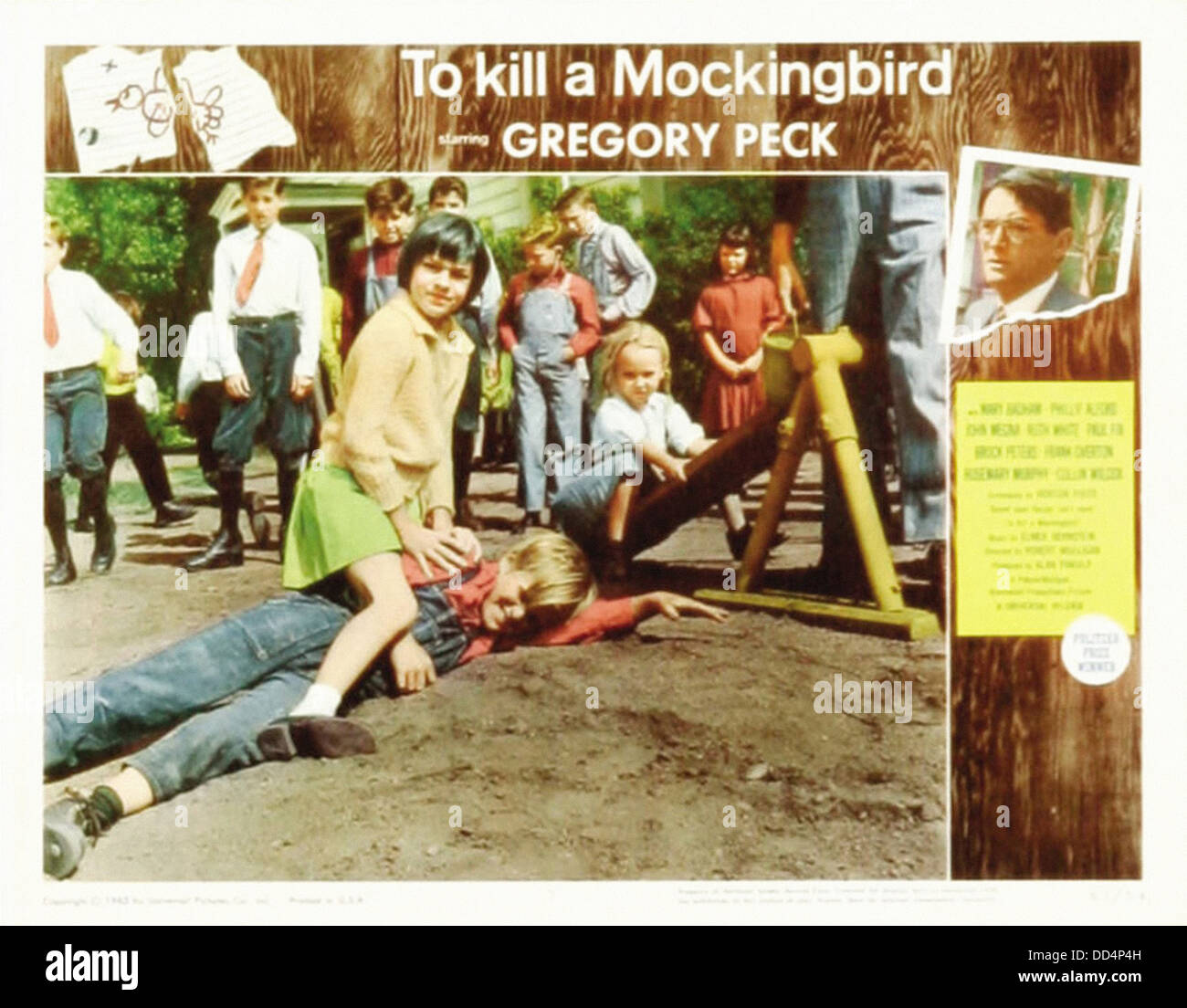 Per uccidere un MOCKINGBIRD - Movie Poster - diretto da Robert Mulligan Foto Stock